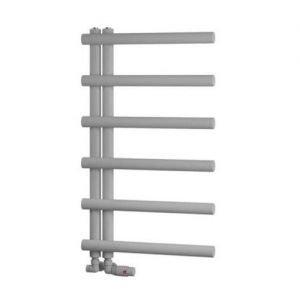 Eastbrook Marlow E Style 850 x 500 Matt Grey Designer Towel Rail