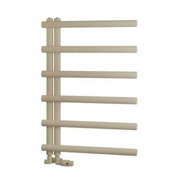 Eastbrook Marlow E Style 850 x 600 Matt Cappuccino Designer Towel Rail