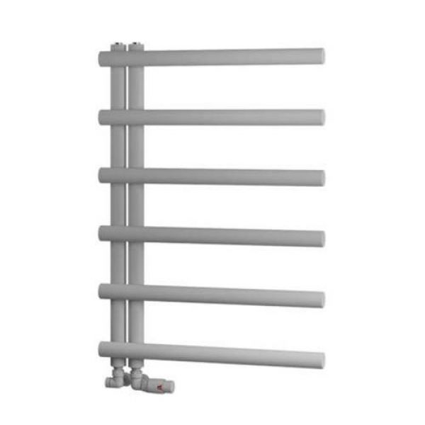 Eastbrook Marlow E Style 850 x 600 Matt Grey Designer Towel Rail