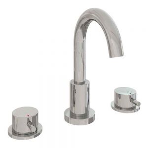 Eastbrook Meriden Chrome Deck Mounted 3 Hole Basin Mixer Tap
