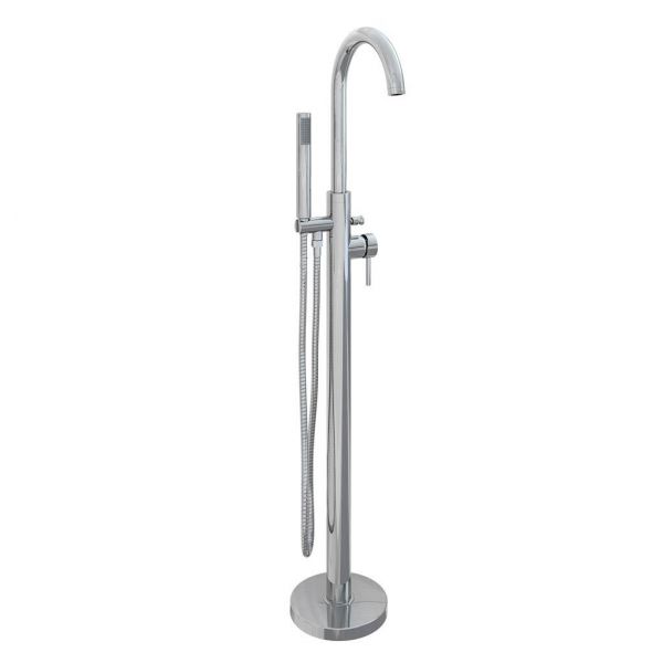 Eastbrook Meriden Chrome Floor Standing Bath Shower Mixer Tap