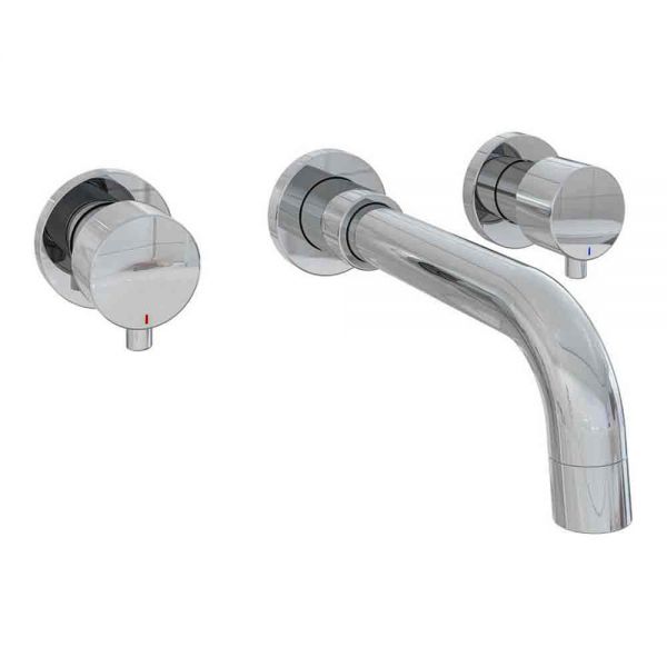 Eastbrook Meriden Chrome 3 Hole Wall Mounted Bath FIller Tap