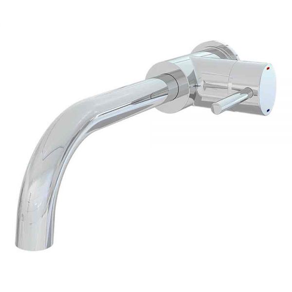 Eastbrook Meriden Chrome Wall Mounted Mono Basin Mixer Tap