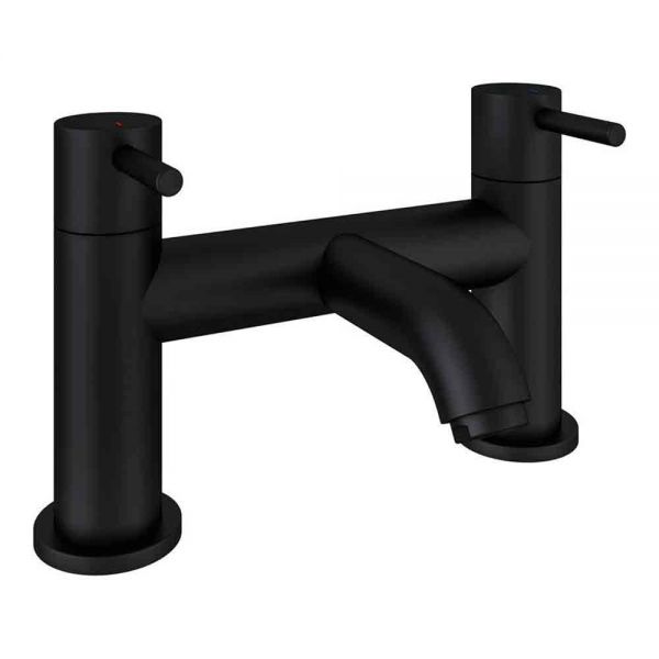 Eastbrook Meriden Matt Black Bath Filler Tap