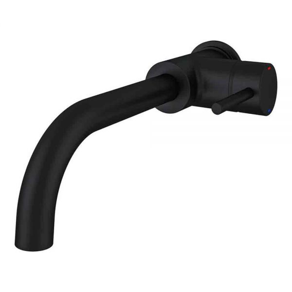 Eastbrook Meriden Matt Black Wall Mounted Mono Basin Mixer Tap
