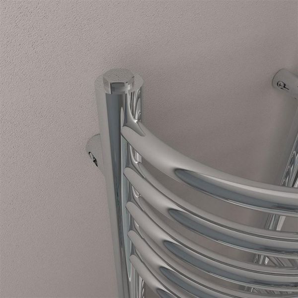 Eastbrook Mezzo Tondo 1600 x 320 Chrome Designer Towel Rail #3