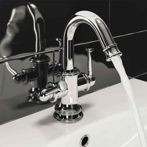 Eastbrook Newlyn Chrome Mono Basin Mixer Tap with Waste