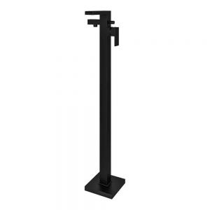Eastbrook Padbury Black Floor Standing Bath Shower Mixer Tap