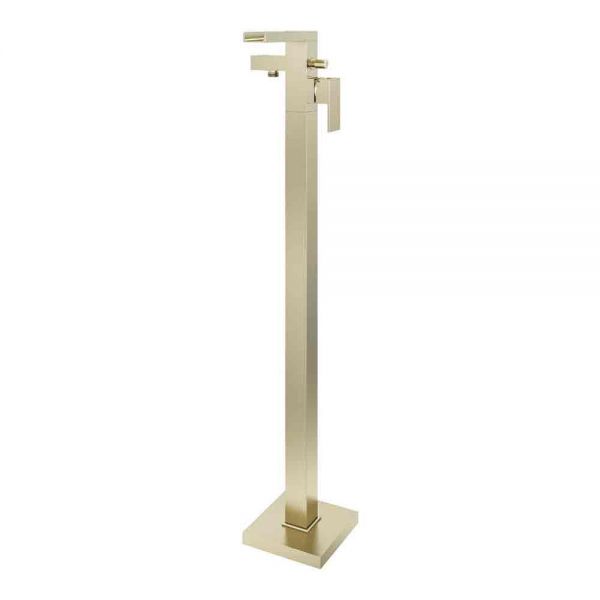 Eastbrook Padbury Brushed Brass Floor Standing Bath Shower Mixer Tap