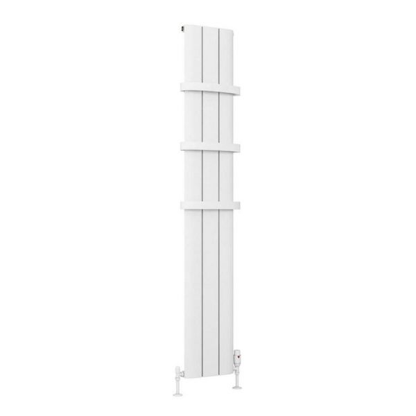 Eastbrook Peretti 1800 x 280 Matt White Aluminium Designer Radiator
