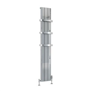 Eastbrook Peretti 1800 x 280 Polished Aluminium Designer Radiator