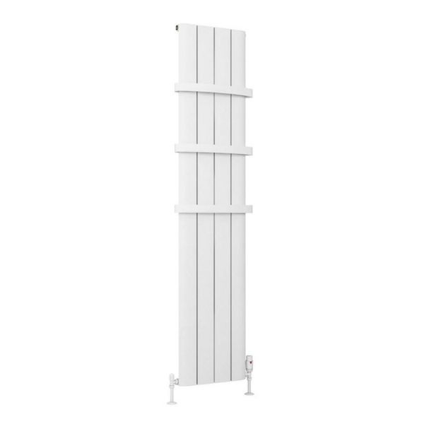 Eastbrook Peretti 1800 x 375 Matt White Aluminium Designer Radiator