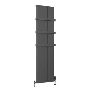 Eastbrook Peretti 1800 x 470 Matt Anthracite Aluminium Designer Radiator
