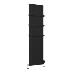 Eastbrook Peretti 1800 x 470 Matt Black Aluminium Designer Radiator