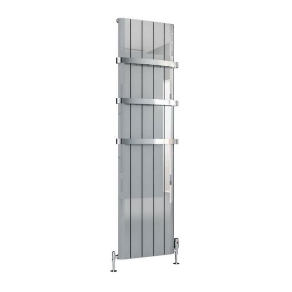 Eastbrook Peretti 1800 x 470 Polished Aluminium Designer Radiator