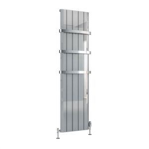 Eastbrook Peretti 1800 x 470 Polished Aluminium Designer Radiator