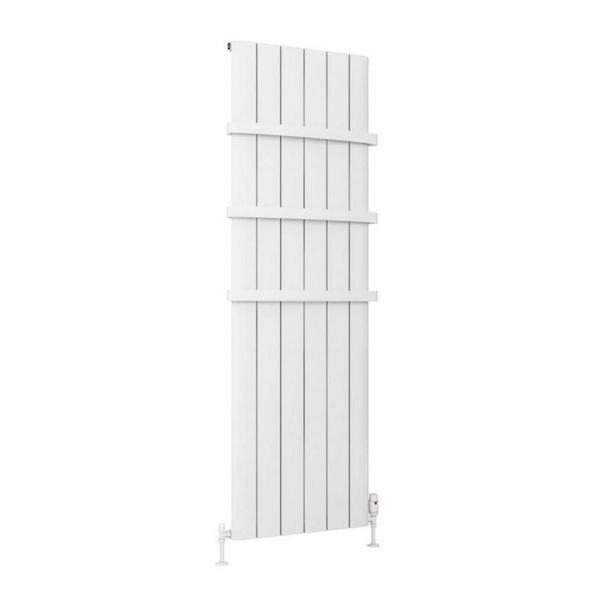 Eastbrook Peretti 1800 x 565 Matt White Aluminium Designer Radiator