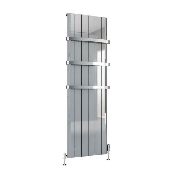 Eastbrook Peretti 1800 x 565 Polished Aluminium Designer Radiator