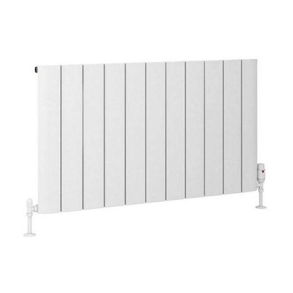 Eastbrook Peretti 600 x 1040 Matt White Aluminium Designer Radiator