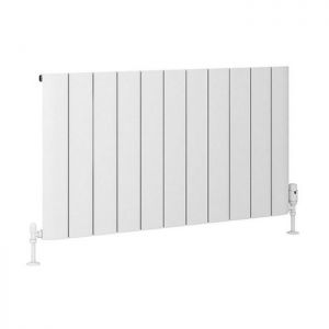 Eastbrook Peretti 600 x 1040 Matt White Aluminium Designer Radiator