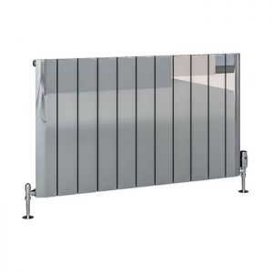 Eastbrook Peretti 600 x 1040 Polished Aluminium Designer Radiator