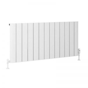 Eastbrook Peretti 600 x 1230 Matt White Aluminium Designer Radiator