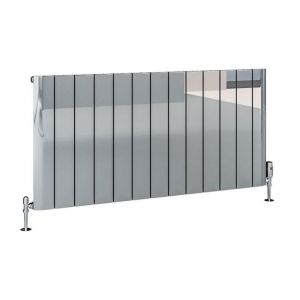 Eastbrook Peretti 600 x 1230 Polished Aluminium Designer Radiator