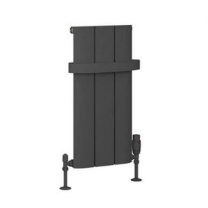 Eastbrook Peretti 600 x 280 Matt Anthracite Aluminium Designer Radiator