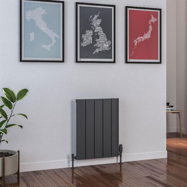Eastbrook Peretti 600 x 470 Matt Anthracite Aluminium Designer Radiator #2