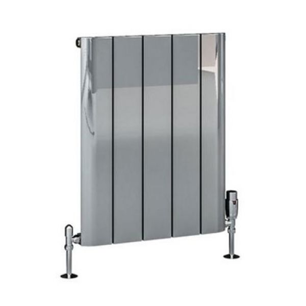 Eastbrook Peretti 600 x 470 Polished Aluminium Designer Radiator