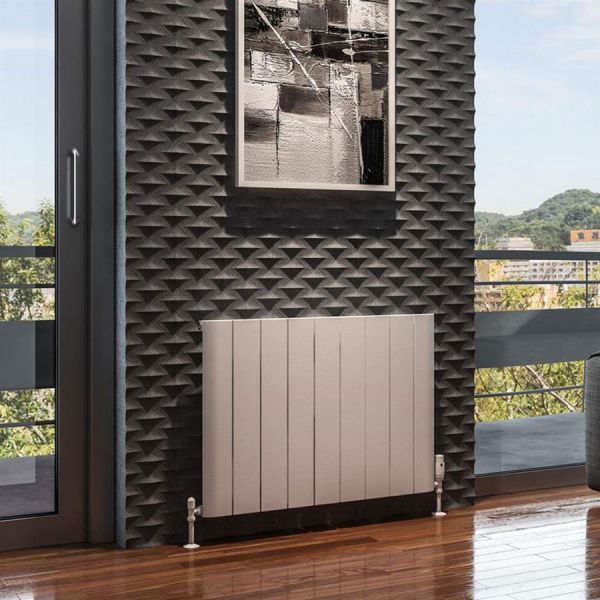 Eastbrook Peretti 600 x 850 Matt White Aluminium Designer Radiator #2