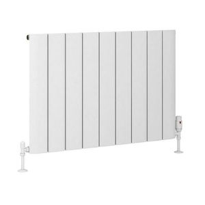 Eastbrook Peretti 600 x 850 Matt White Aluminium Designer Radiator