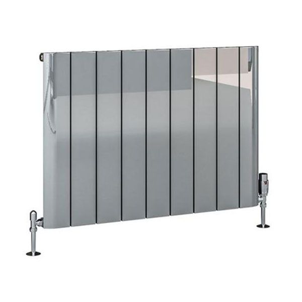 Eastbrook Peretti 600 x 850 Polished Aluminium Designer Radiator