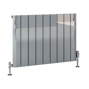 Eastbrook Peretti 600 x 850 Polished Aluminium Designer Radiator