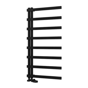 Eastbrook Platani 1150 x 600 Matt Black Designer Towel Rail
