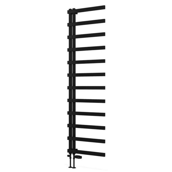 Eastbrook Platani 1800 x 500 Matt Black Designer Towel Rail