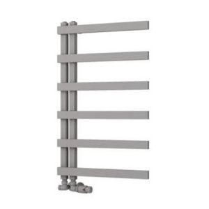 Eastbrook Platani 800 x 500 Matt Grey Designer Towel Rail