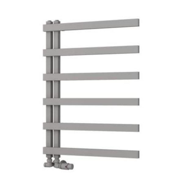 Eastbrook Platani 800 x 600 Matt Grey Designer Towel Rail