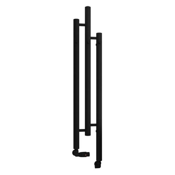 Eastbrook Portchester 1200 x 225 Matt Black Designer Towel Rail