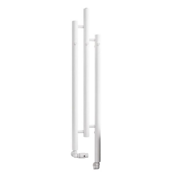 Eastbrook Portchester 1200 x 225 Matt White Designer Towel Rail