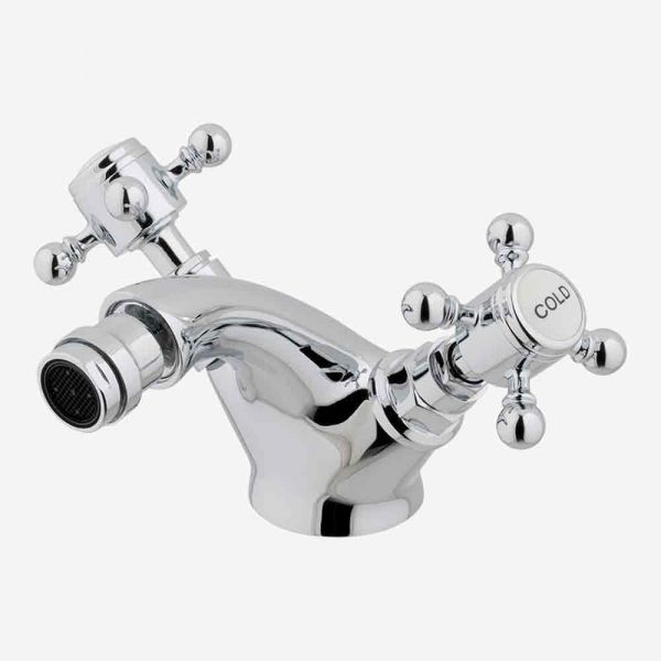 Eastbrook Portobello Chrome Mono Bidet Mixer Tap with Pop Up Waste
