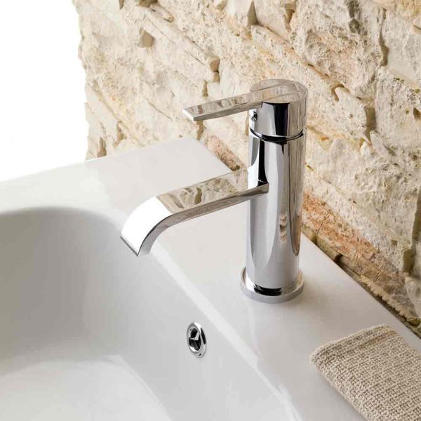 Eastbrook Prado 550 Chrome Mono Basin Mixer Tap with Waste