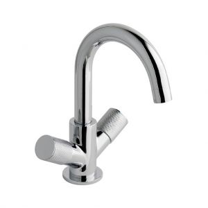 Eastbrook Prado Cylinder Chrome Mono Basin Mixer Tap with Waste