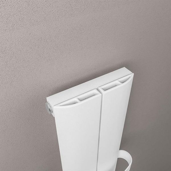 Eastbrook Preston 1800 x 185 Matt White Aluminium Designer Radiator #3