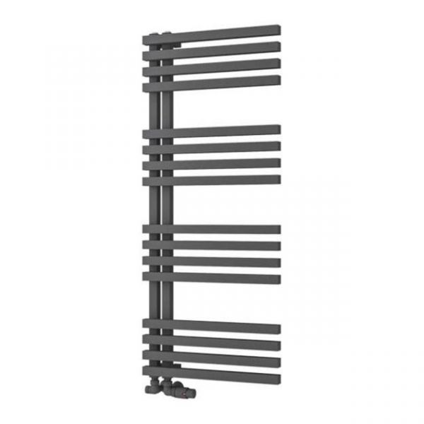 Eastbrook Reinbach 1200 x 500 Matt Anthracite Designer Towel Rail