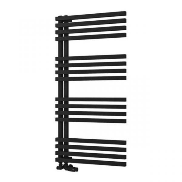 Eastbrook Reinbach 1200 x 600 Matt Black Designer Towel Rail