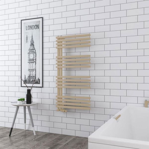 Eastbrook Reinbach 1200 x 600 Matt Cappuccino Designer Towel Rail #2