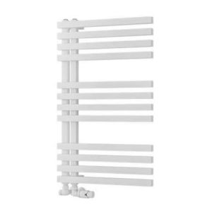 Eastbrook Reinbach 800 x 500 Matt White Designer Towel Rail