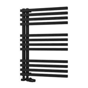 Eastbrook Reinbach 800 x 600 Matt Black Designer Towel Rail