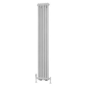 Eastbrook Rivassa 1800 x 293 Gloss White 2 Column Vertical Radiator